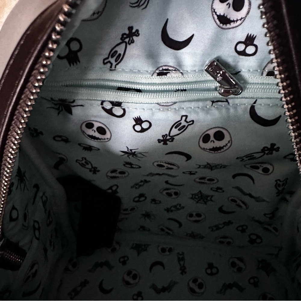 Disney Nightmare Before Christmas Jack and Sally Heart Mini Backpack: NWT - Picture 11 of 13
